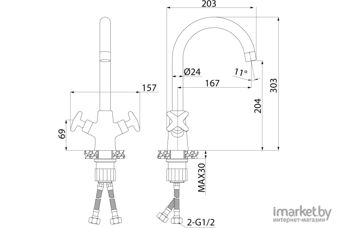 Смеситель IDDIS Acros (ACRSB00i05)