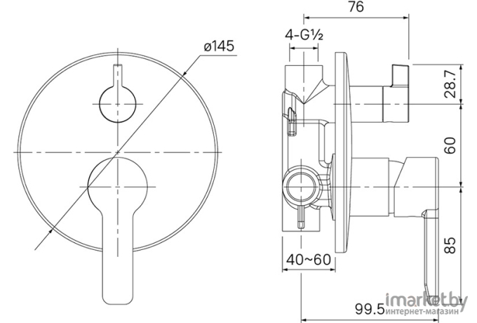 Смеситель IDDIS Sena (SENSB00i67)