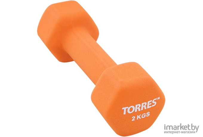 Гантель Torres PL55012 2,0 кг оранжевый