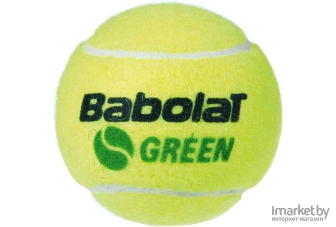 Мяч теннисный Babolat Green 3 шт желтый/зеленый (501066)