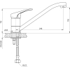 Смеситель Milardo Meal (M06SBR0M05)