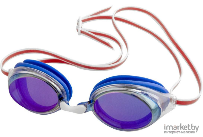 Очки для плавания Finis Ripple Goggle Blue Mirror/Red Junior (3.45.026.345)