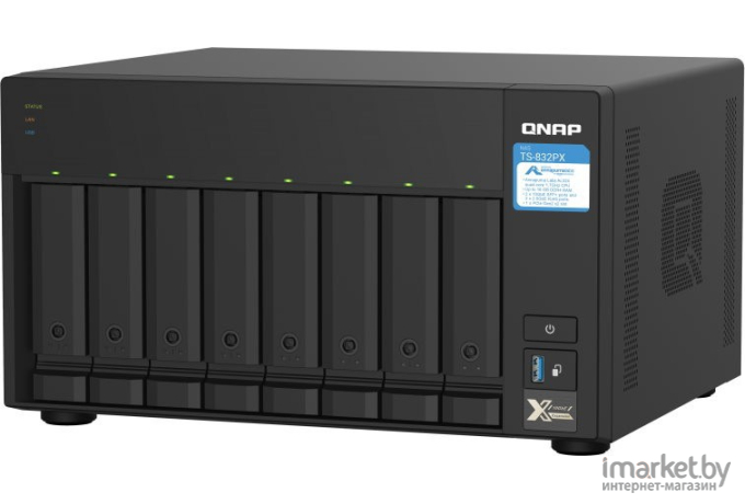 Сетевое хранилище NAS Qnap TS-832PX-4G