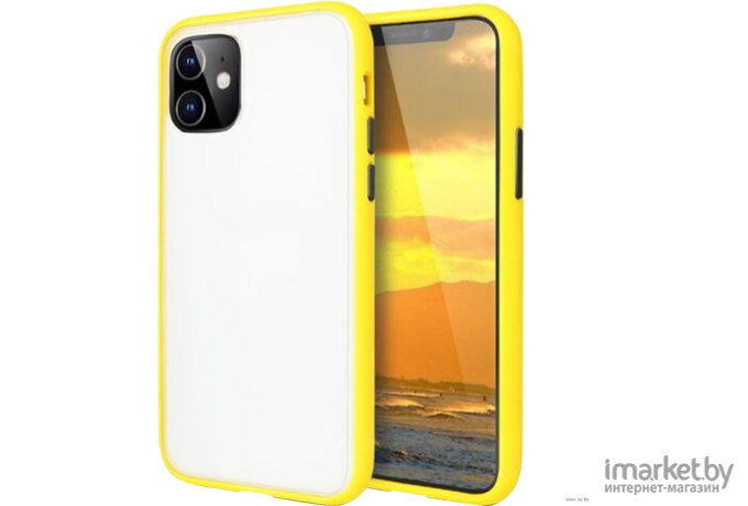 Чехол для телефона Atomic Club для Samsung Galaxy A72 желтый/черный (40.599)