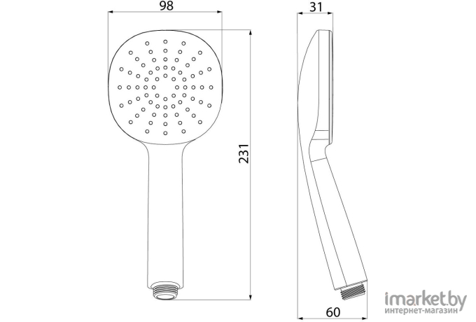 Душевая лейка Iddis Optima Home (OPH1F98i18)