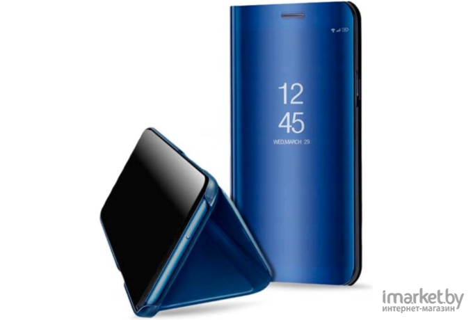 Чехол для телефона Atomic Flip для Samsung Galaxy A12/M12 голубой (40.552)