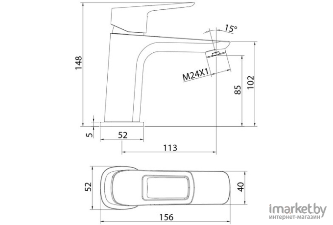 Смеситель Iddis Spin (SPISB00i01)