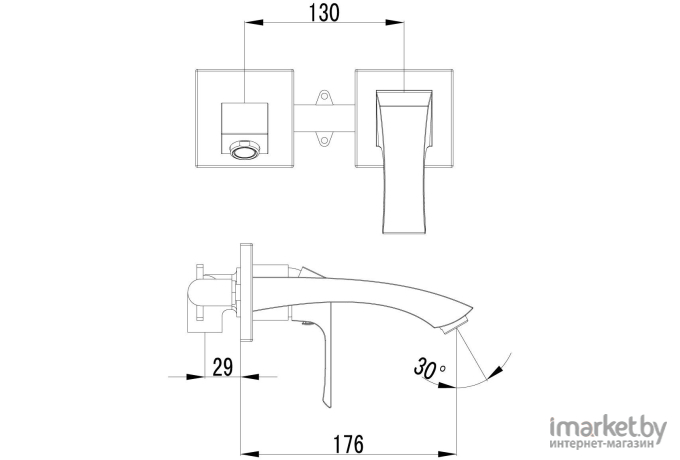 Смеситель Lemark Юнит (LM4526C)