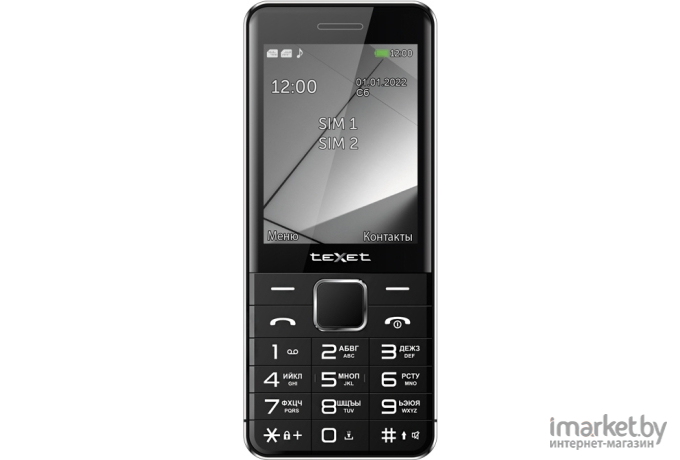 Мобильный телефон TeXet TM-425 черный (24175)