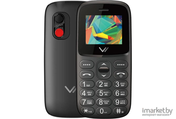 Мобильный телефон Vertex C323 Black (23450)