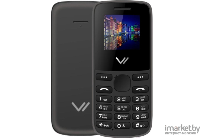 Мобильный телефон Vertex M115 Black (23451)