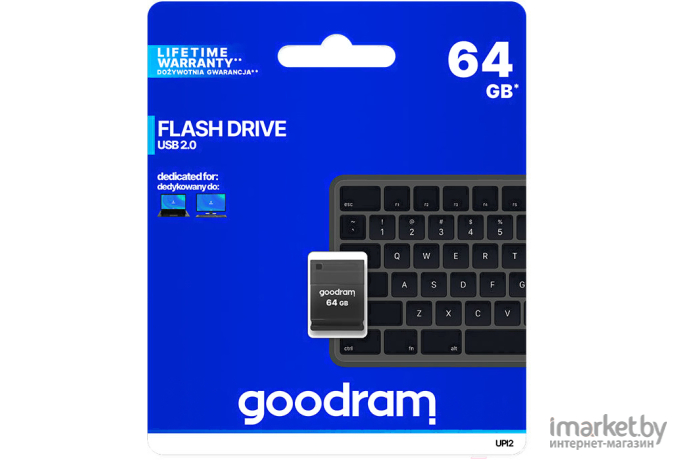 USB Flash-накопитель Goodram UPI2 64Gb UPI2 Piccolo (UPI2-0640K0R11)