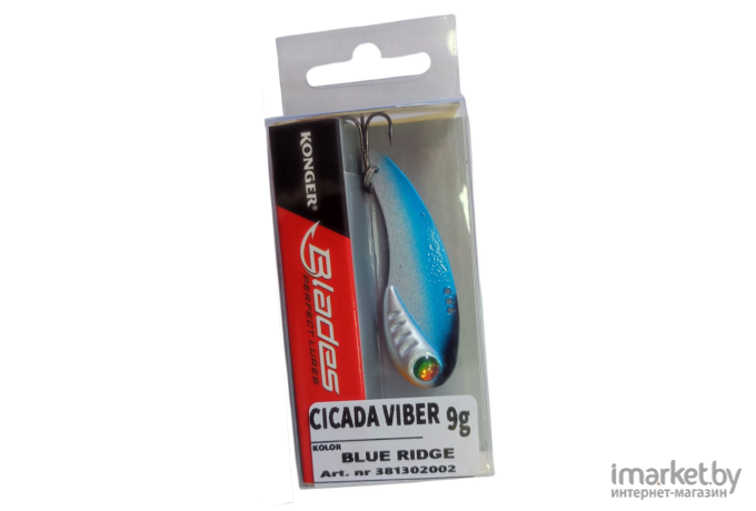 Блесна-цикада Konger Cicada Viber 9г 55 мм 002 (381302002)