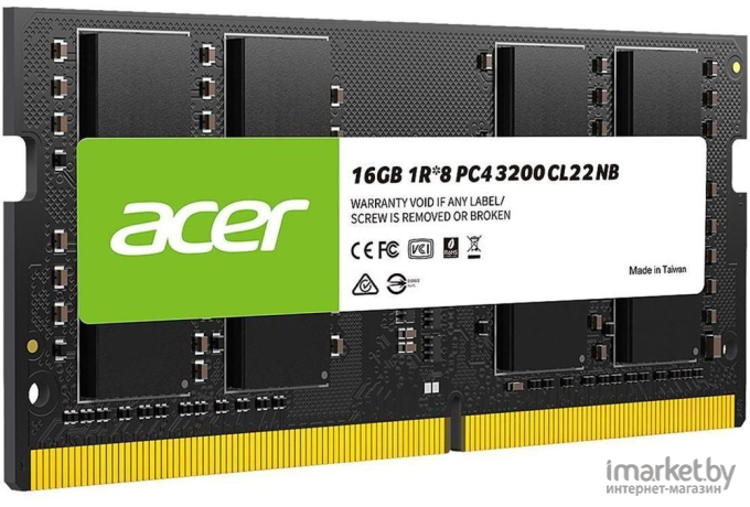 Оперативная память Acer DDR4 16Gb PC4-25600 (BL.9BWWA.214)