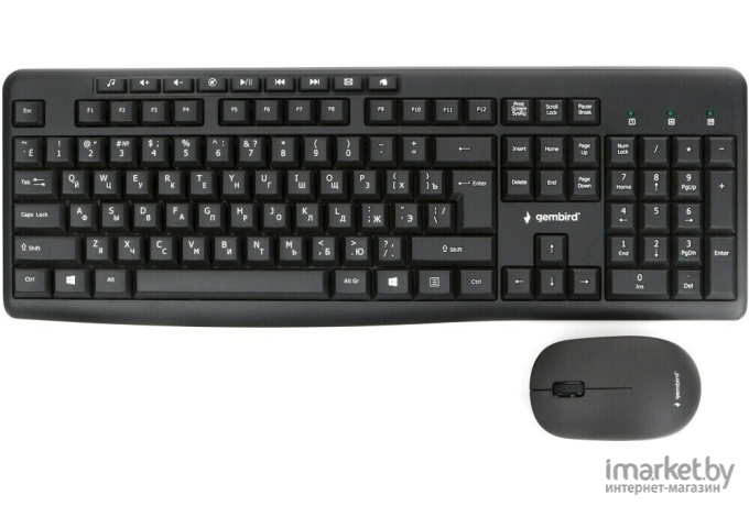 Комплект клавиатура + мышь Gembird KBS-9400 черный