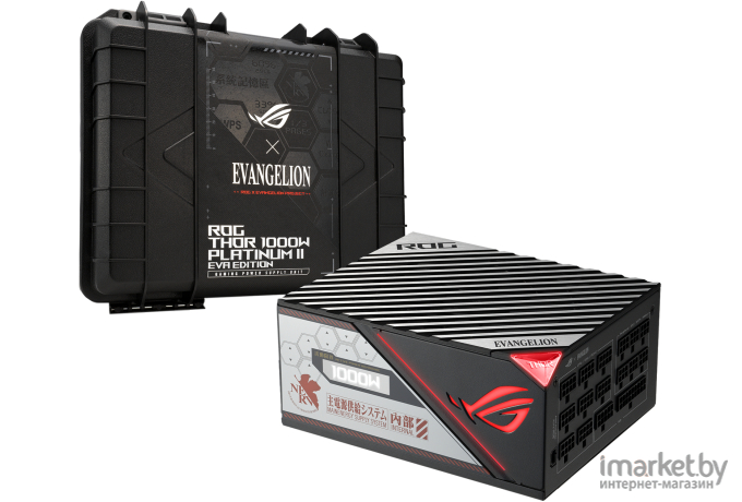 Блок питания ASUS ROG Thor 1000W Platinum II EVA Edition ROG-THOR-1000P2-EVA-GAMING (90YE00L3-B0NA00)