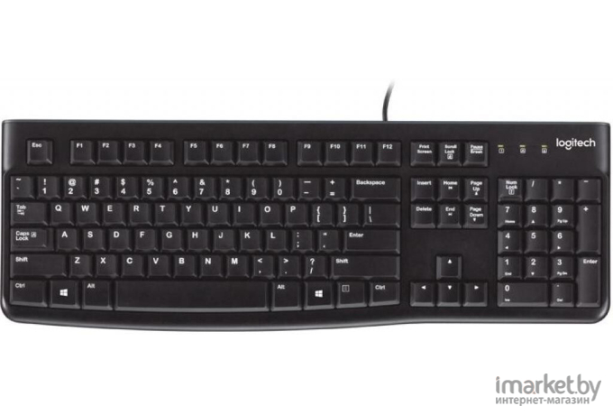 Клавиатура Logitech Keyboard K120 черный (920-002506)