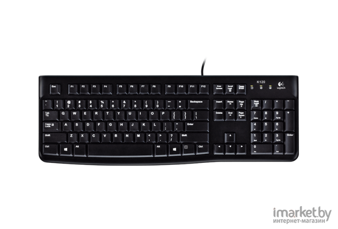 Клавиатура Logitech Keyboard K120 черный (920-002506)