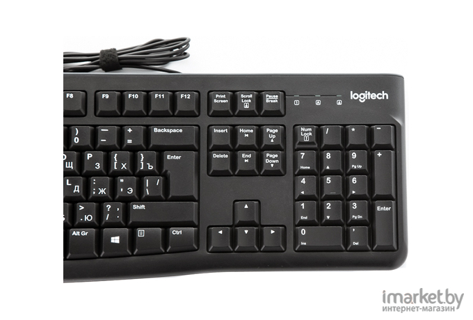 Клавиатура Logitech Keyboard K120 черный (920-002506)