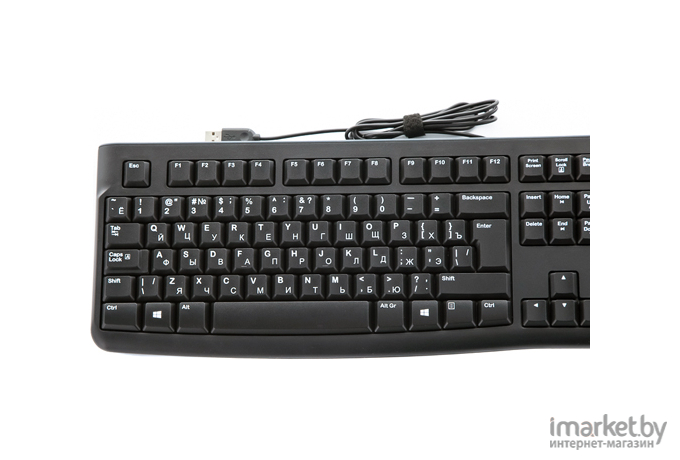 Клавиатура Logitech Keyboard K120 черный (920-002506)