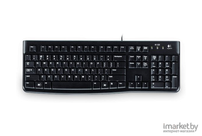 Клавиатура Logitech Keyboard K120 черный (920-002506)