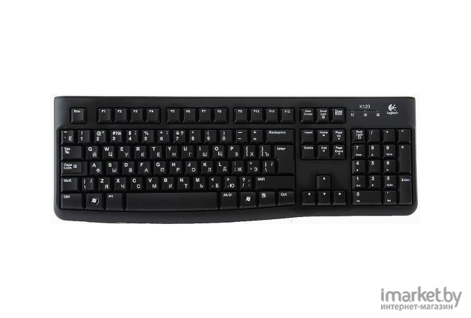 Клавиатура Logitech Keyboard K120 черный (920-002506)