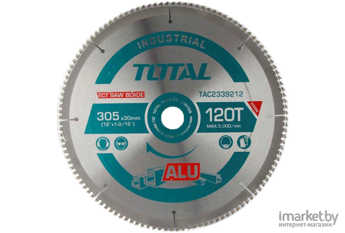 Диск пильный Total 305x30мм 120 зубьев TAC2339212