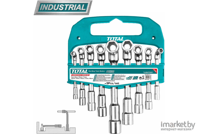 Набор ключей торцевых угловых Total TLASWT0901