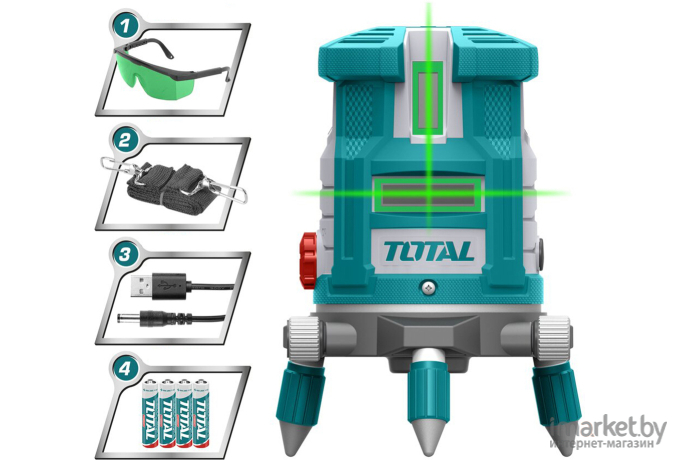 Уровень лазерный Total TLL305205