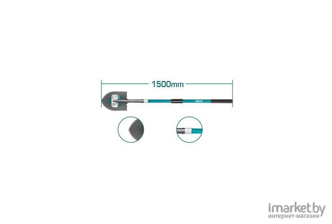 Лопата стальная Total THTH12101