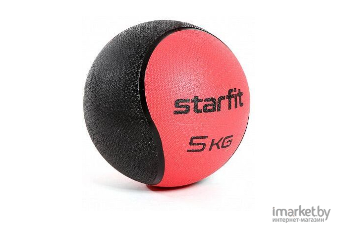 Медбол Starfit GB-702 5 кг red