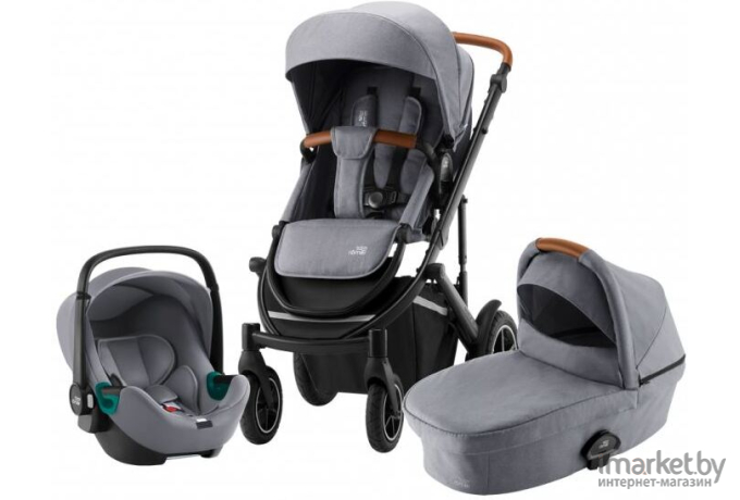 Детская коляска Britax Romer Smile III BS3 I-size 3 в 1 Frost Grey (SM30987)