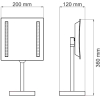 Зеркало косметическое Wasserkraft K-1007