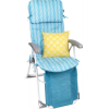 Кресло-шезлонг с матрасом и подушкой HAUSHALT Nika HHK7/T бирюзовый