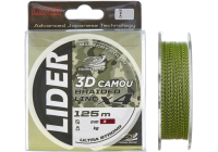 Леска плетеная Lider 3D Camou x4 125 м 0,12 мм (3DC-012)