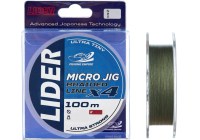 Леска плетеная Lider Micro Jig x4 100 м 0,08 мм (MJ-008)