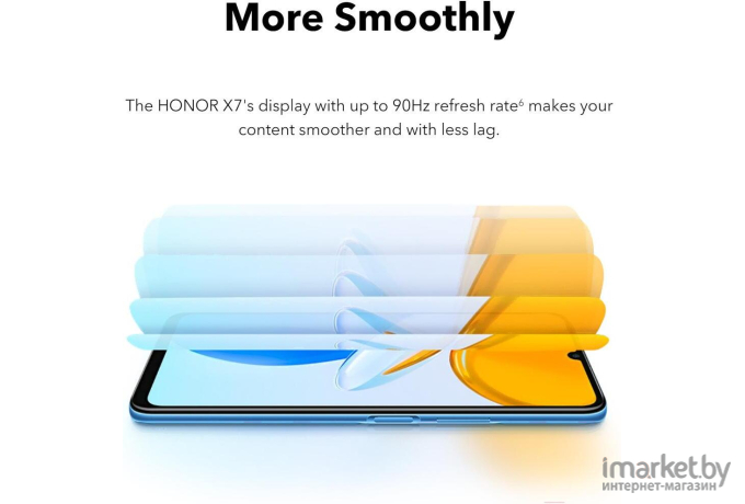 Смартфон Honor X7 4GB/128GB полночный черный (5109ADTS)
