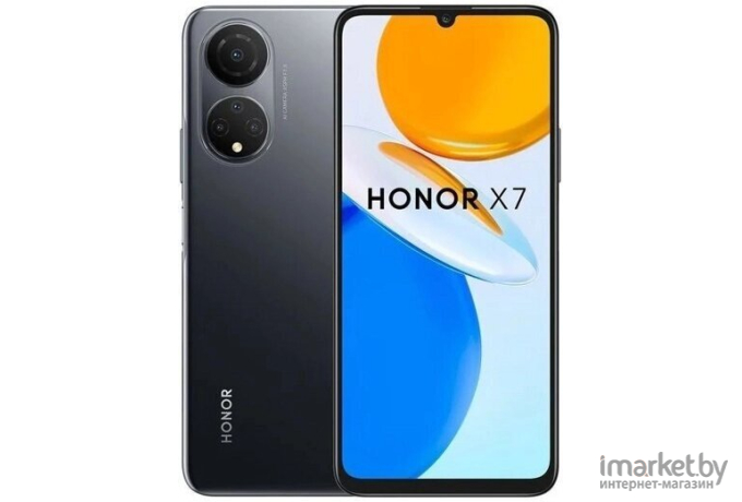 Смартфон Honor X7 4GB/128GB полночный черный (5109ADTS)