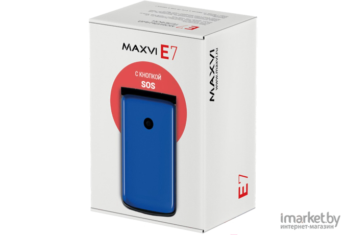 Мобильный телефон Maxvi E7 Blue