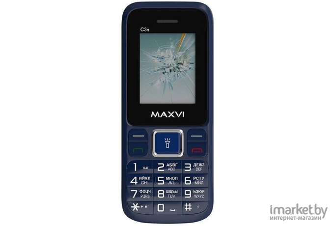 Мобильный телефон Maxvi C3N синий
