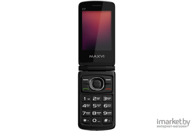 Мобильный телефон Maxvi E7 красный