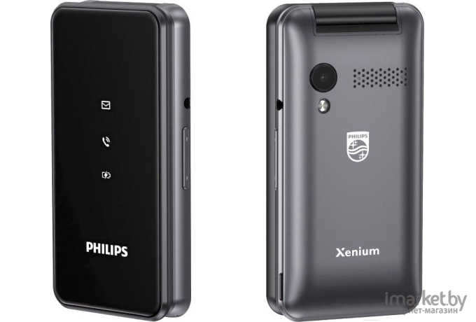 Мобильный телефон Philips Xenium E2601 темно-серый