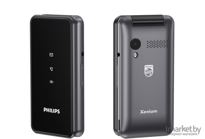 Мобильный телефон Philips Xenium E2601 темно-серый