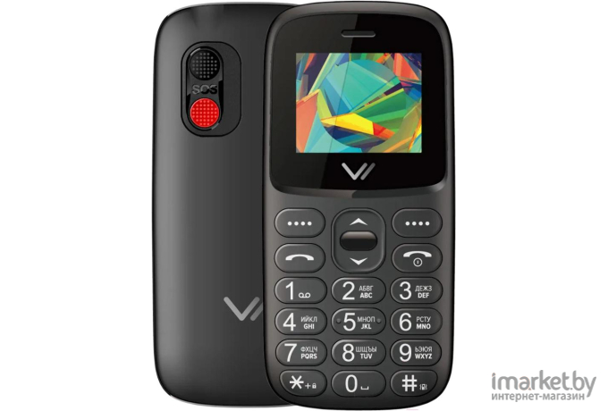 Мобильный телефон Vertex C323 черный