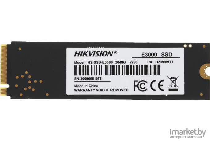 SSD-накопитель Hikvision E3000 2TB (HS-SSD-E3000/2048G)