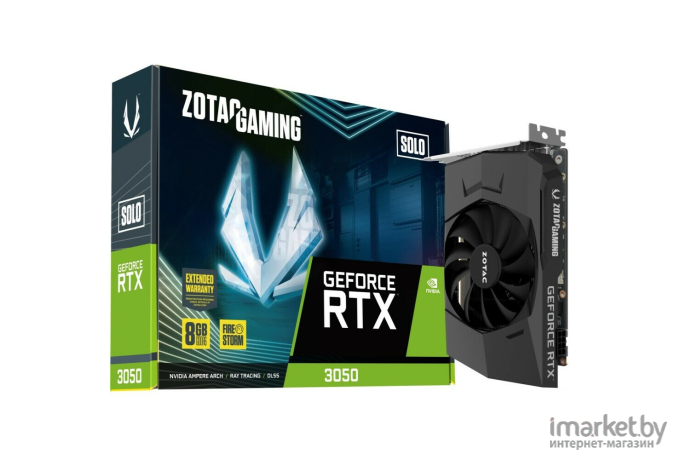 Видеокарта ZOTAC Gaming GeForce RTX 3050 Solo (ZT-A30500G-10L)