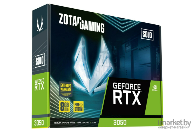 Видеокарта ZOTAC Gaming GeForce RTX 3050 Solo (ZT-A30500G-10L)