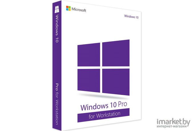 Операционная система Microsoft Windows 10 Pro for Wrkstns Rus 64bit DVD 1pk DSP OEI (HZV-00073)