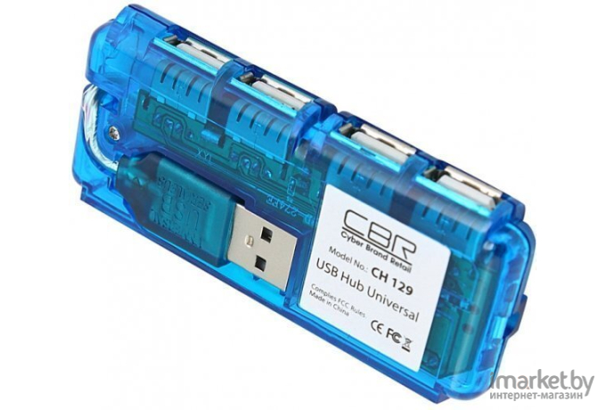 USB-концентратор CBR CH-129 Blue