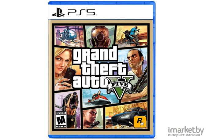 Игра для приставки PlayStation Take 2 Interactive Grand Theft Auto V. Premium Edition PS4 EU Pack RU Subtitles (5026555424271)